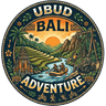 Ubud Bali Adventure logo emblem