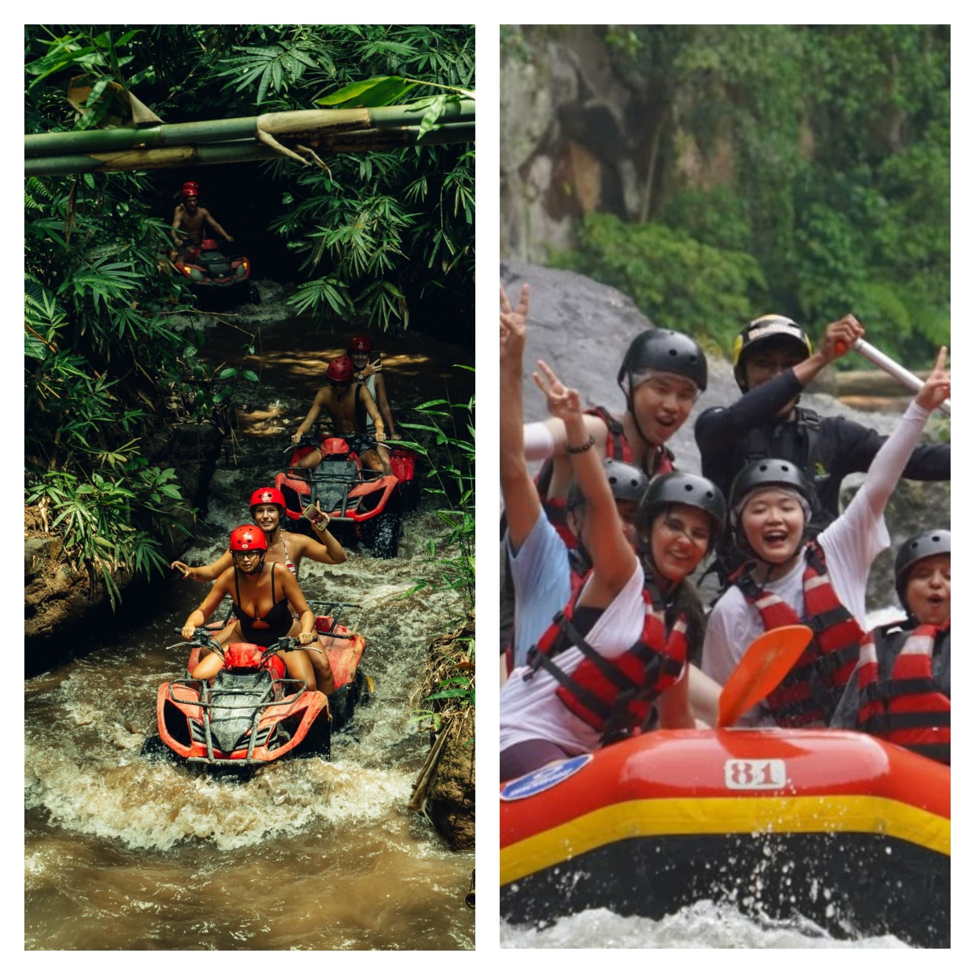 Ubud atv and quadbike combo